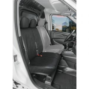 Walser Housse de siège Transporter en simili cuir pour Ford Transit Connect, siège passager double