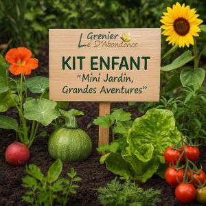 Kit semences jardin enfant  Graines rigolotes &agrave; semer  Activit&eacute; nature d&egrave;s 4 ans  Le Grenier dAbondance