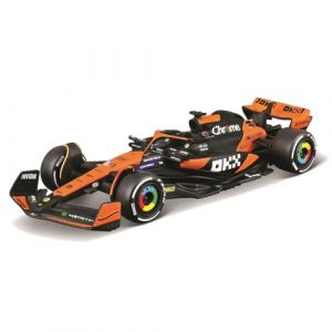 Bburago McLaren MCL38 Miami GP 2024#Piastri - Voiture Miniature De Collection en M&eacute;tal &Agrave; L&rsquo;&Eacute;chelle 1/43 - Mod&egrave;le R&eacute;duit Officiel Formule 1 Saison 2024 - Finitions R&eacute;alistes - Edition Collector