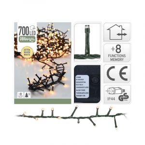 Guirlande lumineuse Luxe 14 m Blanc chaud 700 LED CV