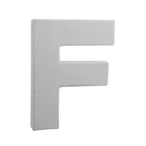 Image de decopatch LETTRE BLANCHE F 12CM LETTRE BLANCHE F 12CM