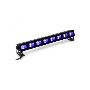 Beamz BUVW83 - Barre LED, 8 LED UV x 3W, blanc chaud pour effet wash, puissance de 30W