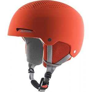 Alpina Unisexe - Enfants, ZUPO Casque de ski, pumpkin-orange matt, 54-58 cm