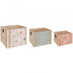 3 cagettes Irem 35x35x28cm - Atmosphera créateur d'intérieur