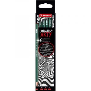 Image de Stabilo Crayons Graphite Othello Arty Soft 6 Crayons 282 / 6-21-1-20