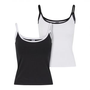 Urban classics Débardeur femme Contrast Basic (x2)