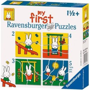 Ravensburger Coffret de 4 puzzles enfant miffy 2 - 3 - 4 - 5 pieces