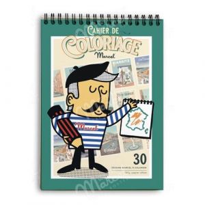 Cahier de coloriage Marcel