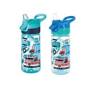 Nûby Super Quench – Tasse pour enfants | Anti-fuites | Poignée de transport | 540ml | Bleu | 2 Pack
