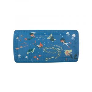 Spirella Tapis Fond de de baignoire PVC SCUBA DIVER 91x36cm Multicolor