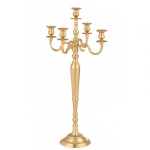 Jolipa Chandelier 5 bras alu or mat H97cm