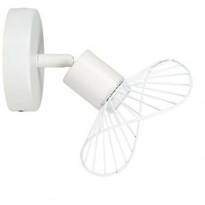 Decoratie Applique spot orientable Capeline blanc