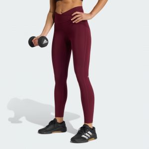 Adidas Legging 7/8 femme Studio All Me X-Over 3-Stripes