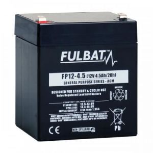 Image de Fulbat Batterie AGM plomb étanche FP12-4.5 (T1) 12 volts 4,5 Amps