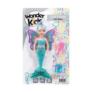 WDK Partner Sirène Papillon 16CM avec Accessoires - Modèle Selon Disponibilité