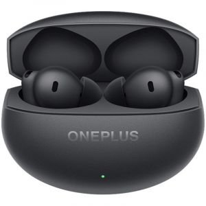 OnePlus Casque Bluetooth Buds 4 avec r&eacute;duction du bruit par IA, autonomie de 45 h, gris orage