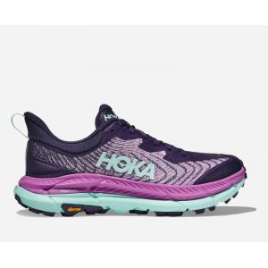 Hoka Mafate Speed 4 Chaussures pour Femme en Night Sky/Orchid Flower Taille 36 2/3 | Trail
