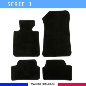Autosweet - Tapis de voiture - Sur Mesure pour serie 1 (2003 - 2011) - 4 pièces - Tapis de sol antidérapant pour automobile