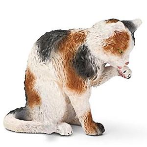 Image de Schleich Figurine Chat faisant sa toilette