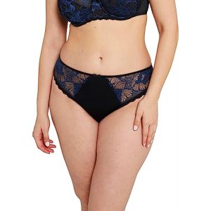 Sans Complexe Slip, Capucine, IYA Noir & Bleu, 46/48