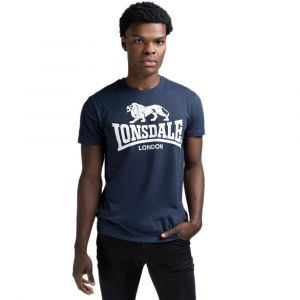 Lonsdale T-shirt à Manches Courtes Loscoe 2 Unités M White / Navy