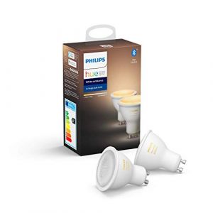 Image de Philips Ampoules connectées HUE WHITE AMBIANCE GU10 X2