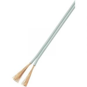 Conrad Components Fil de câblage 93030c524 2 x 0.50 mm² blanc 25 m