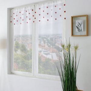 Paire de vitrages COEUR