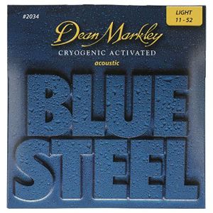 Dean Markley 2034 Blue steel Bronze Light - Jeu de cordes guitare acoustique