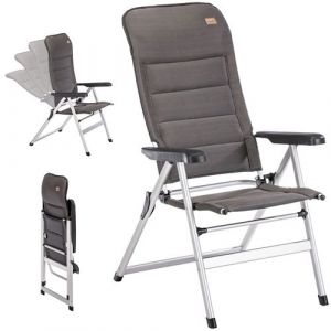 Skandika Fauteuil de camping Lepola - aluminium - pliant - dossier réglable - max .180 kg