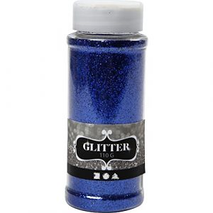 Paillettes, bleu, 110gr