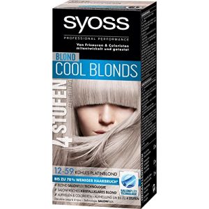 Syoss Professional Performance Cool Blonds 4 Stufen Aufhellung - 12-59 Kühles Platinblond