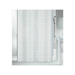 Spirella Rideau de douche Polyester FILIGRAN 240x180cm Blanc - Blanc