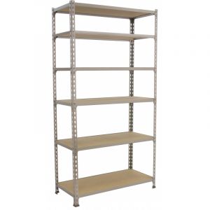 &Eacute;tag&egrave;re m&eacute;tallique galvanis&eacute;e 6 niveaux Maderclick Megaplus SimonRack