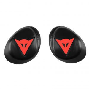 Dainese Elbow Slider Rss 4.0, Protège-coude Moto, pour Hommes et Femmes, Noir/Rouge-Fluo