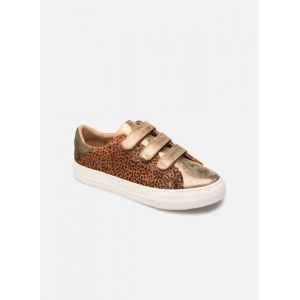 No Name Baskets cuir imprimé léopard ARCADE STRAPS Marron