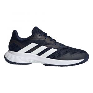 Adidas Chaussure de tennis CourtJam Control - Team Navy Blue 2 / Cloud White / Cloud White, Team Navy Blue 2 / Cloud White / Cloud White - Taille 42