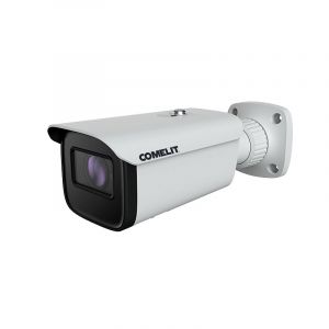 Comelit Caméra de vidéosurveillance IP Bullet all-in-one série Next - optique 2.8mm - IR 50m - 4MP@30 fps - 12VCC - Blanc