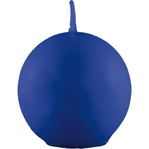 Ruedelafete Bougie Boule 6cm diam, Bleu Roi