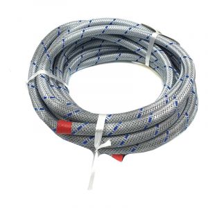 Brazoline Durite essence moto metal tressé galvanisé et fil