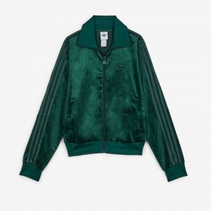 Adidas Jacket Fz Adicolor Velvet Vert