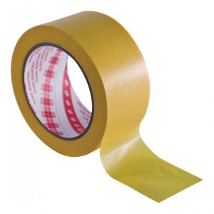 Image de 3M ? RUBAN ADHÉSIF DE MASQUAGE PAPIER LISSE 244, 36 MM X 50 M, 0,08 MM, JAUNE (6 PACK)