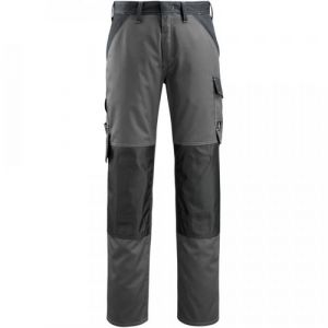 Mascot Pantalon de travail Temora light avec poches genouillères - Anthracite foncé/Noir - T.48 - 15779-330-1809 82C54