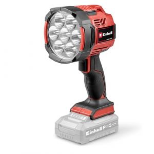 Einhell Lampe sans fil TE-CL 18/2500 Li-Solo Power X-Change (18 V, 2500 lm, 6500 K, port&eacute;e de 640 m, 7 LED, r&eacute;glage de la luminosit&eacute;, filetage pour tr&eacute;pied int&eacute;gr&eacute;, sans batterie)