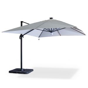 Image de Alice's Garden Luce - Parasol déporté solaire 300 x 400 cm