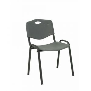 Pack 4 chaises Robledo PVC gris