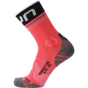 UYN Runner'S One Mid Socks Women, rose/gris EU 37-38 Chaussettes de compression