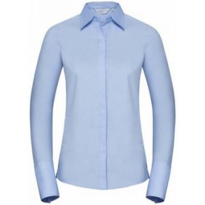 Russell Chemisier Stretch à manches longues - Femme (FR 36) (Bleu clair) - UTBC2736