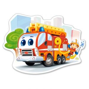 Image de Castorland Puzzle Camion de pompiers (12 pièces)