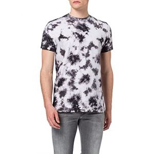 Urban classics Black Tie Dye, taille M, homme, blanc noir